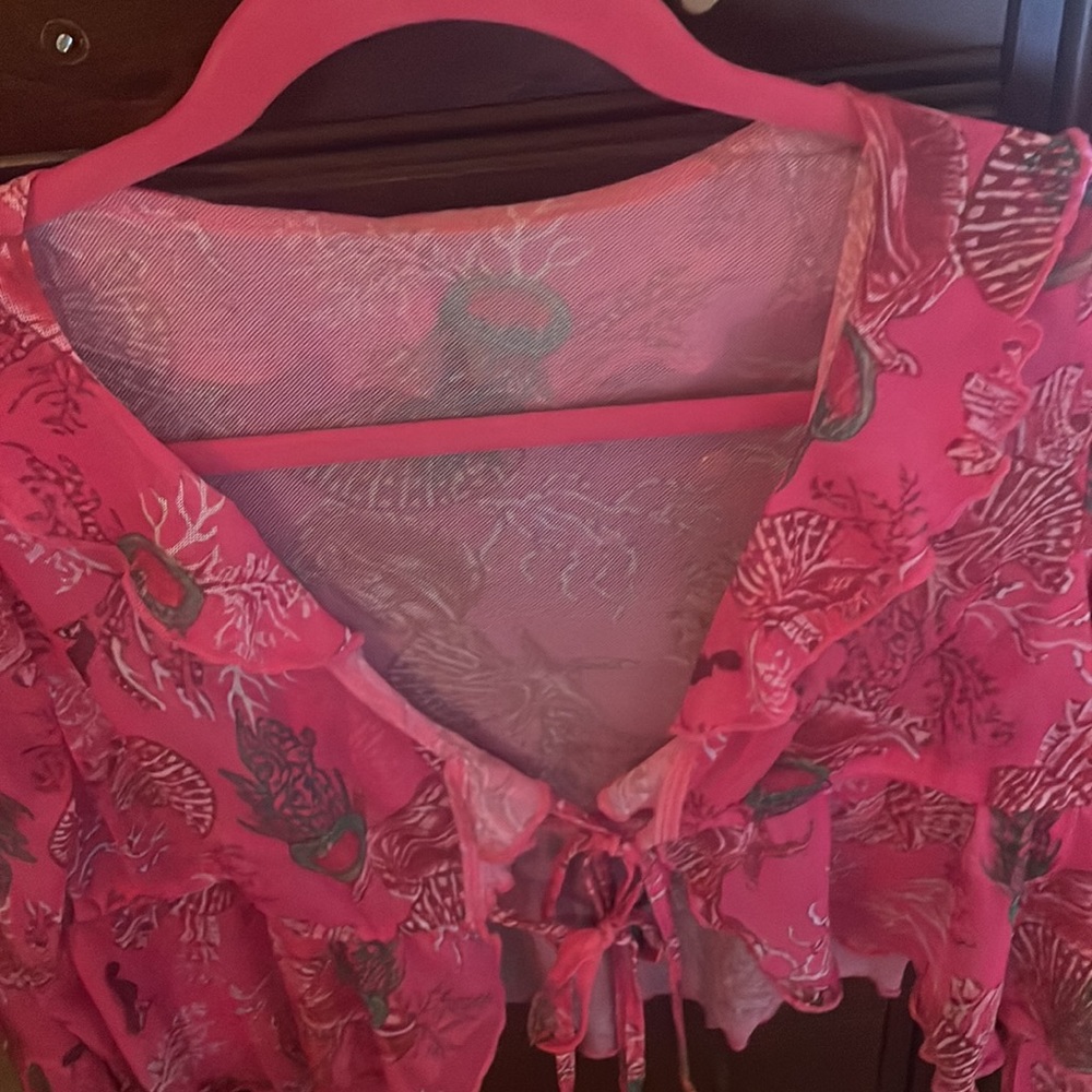 Pink flowy top - Picture 2 of 8